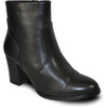 VANGELO Women Boot HF8402 Ankle Dress Boot Black