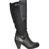 VANGELO Women Boot HF8422 Knee High Dress Boot Black