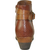 VANGELO Women Boot HF9429 Ankle Dress Boot Cognac Brown