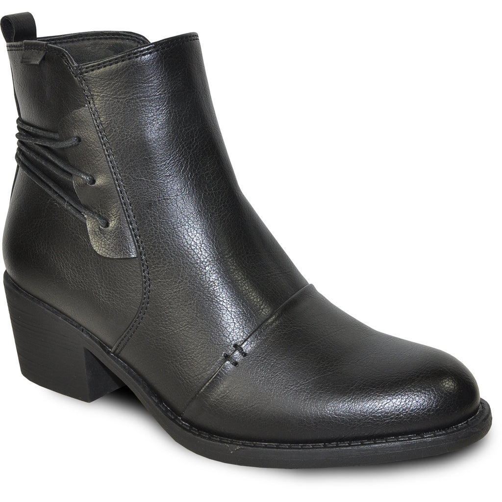 VANGELO Women Boot HF9430 Ankle Dress Boot Black