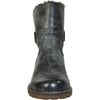VANGELO Women Water Proof Boot HF9536 Ankle Winter Fur Casual Boot Coal Grey