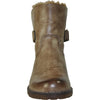 VANGELO Women Water Proof Boot HF9536 Ankle Winter Fur Casual Boot Taupe Brown