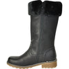 VANGELO Women Water Proof Boot HF9539 Knee High Winter Fur Casual Boot Black