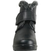 VANGELO Canada Women Boot JL2576 Ankle Winter Fur Casual Boot Black – Ice Cleat Outsole