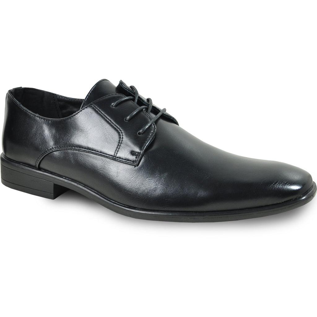 BRAVO Men Dress Shoe KING-1 Oxford Shoe Black