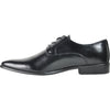 BRAVO Men Dress Shoe KING-1 Oxford Shoe Black