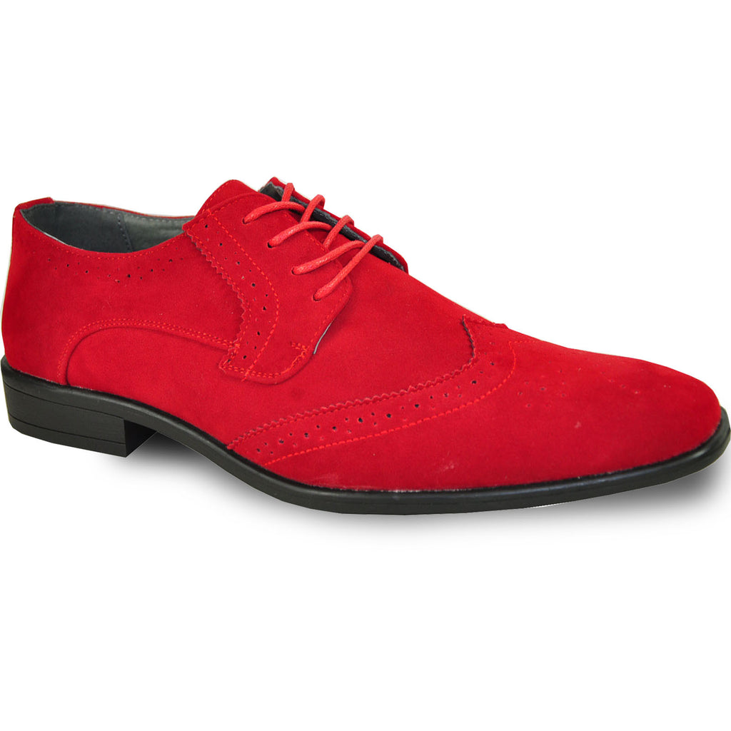 Mens dress red hot sale shoes