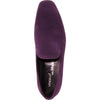 VANGELO Men Dress Shoe KING-5 Loafer Formal Tuxedo for Prom & Wedding Purple - Wide Width Available - Ortholite Insole