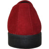 VANGELO Men Dress Shoe KING-5 Loafer Formal Tuxedo for Prom & Wedding Red - Wide Width Available - Ortholite Insole
