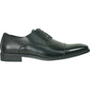BRAVO Men Dress Shoe KING-6 Oxford Shoe Black - Medium and Wide Width Available