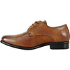 BRAVO Boy Dress Shoe KING-7KID Oxford Shoe COGNAC