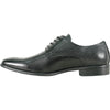 BRAVO Men Dress Shoe KING-7 Oxford Shoe Black - Medium and Wide Width Available