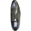 BRAVO Men Dress Shoe KLEIN-4 Wingtip Oxford Shoe Black