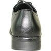BRAVO Men Dress Shoe MILANO-4 Oxford Shoe Black