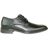BRAVO Men Dress Shoe MILANO-4 Oxford Shoe Black