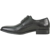 BRAVO Men Dress Shoe MILANO-8 Oxford Shoe Black