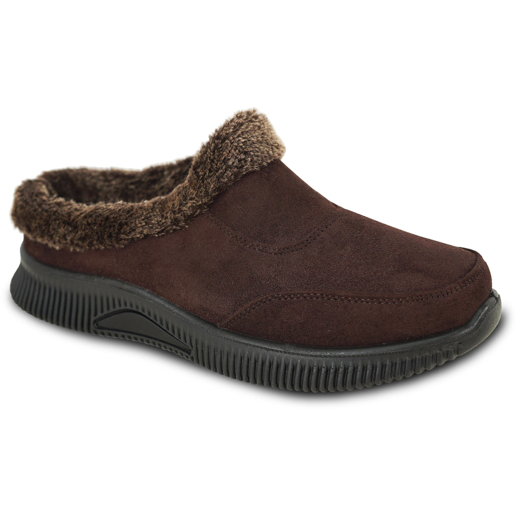 VANGELO Women Comfort Casual Shoe ML3479 Mule Shoe COFFEE