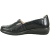 KOZI Women Comfort Casual Shoe OY3243 Wedge Slip-On Loafer Black