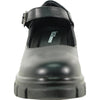 KOZI Women Comfort Dress Shoe OY3303 Platform Chunky Heel Pump Mary Jane Black with Removable Insole
