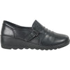 KOZI Women Comfort Casual Shoe OY7280 Wedge Shoe Black