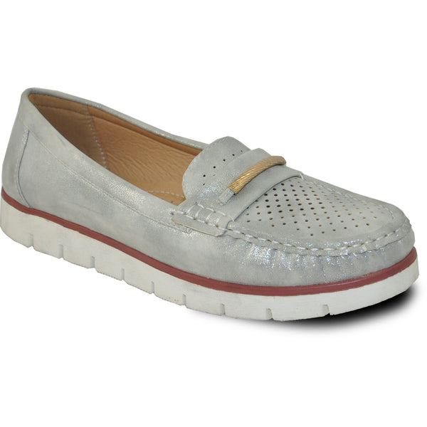 KOZI Women Casual Shoe OY8202 Comfort Shoe Silver