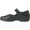 KOZI Women Comfort Casual Shoe OY8203 Wedge Mary Jane Black