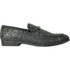 BRAVO Men Dress Shoe PROM-1 Loafer Shoe for Prom & Wedding Black