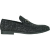 BRAVO Men Dress Shoe PROM-2 Loafer Shoe for Prom & Wedding Black
