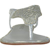 VANGELO Women Sandal ROBERTA-1 Flat Sandal Silver