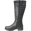VANGELO Canada Waterproof Women Boot HF2607 Knee High Winter Fur Casual Boot Black Wide Calf