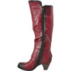 VANGELO Women Boot SD7408 Knee High Dress Boot Bordo Red