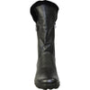 VANGELO Women Boot SD9531 Knee High Winter Fur Casual Boot Black