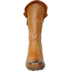 VANGELO Women Boot SD9531 Knee High Winter Fur Casual Boot Camel Brown