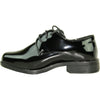 VANGELO Boy TUX-1KID Dress Shoe Formal Tuxedo for Prom & Wedding Black Patent