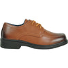 BRAVO Boy Dress Shoe WILLIAM-4KID Loafer Shoe School Uniform Brown
